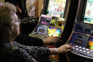 Grandma gambling off in the corner :)