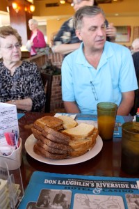 Well I guess this is one efficient way to serve everyone their toast?