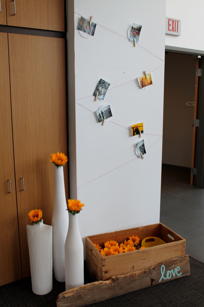 Nadia had hung pictures everywhere!