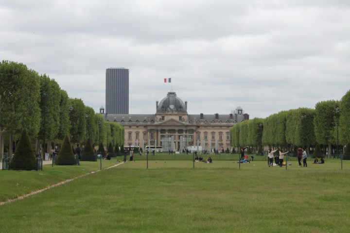 Looking from the Eiffel Tower toward L'Ecole Militaire (the military school)