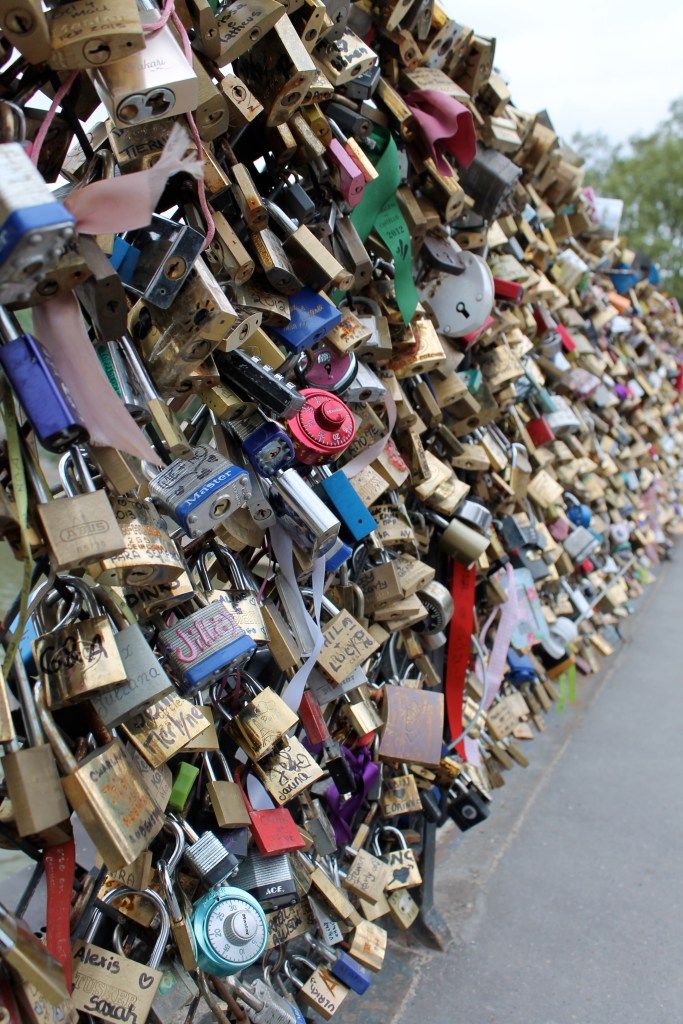 The famous lock bridge
