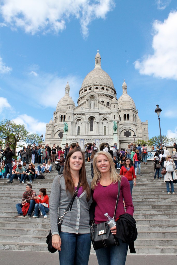 Mom & I at my favorite building in Paris!
