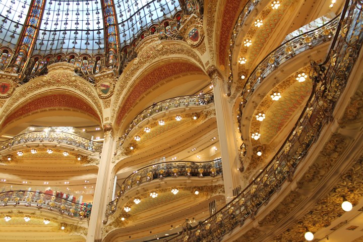 Main atrium of Galleries Lafayette
