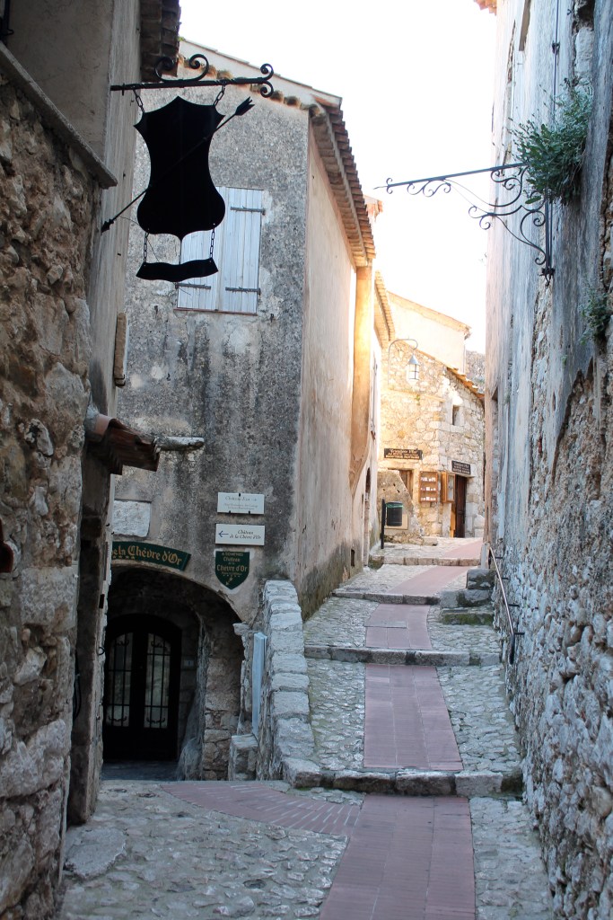 An intersection-- should we go right or left?!  We went every way to explore!  Twice!