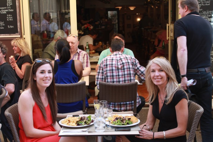 Yay salad!!  But still an omelette :)