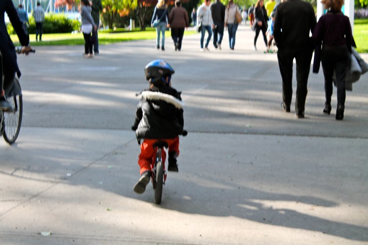 No pedals! Just little legs!!