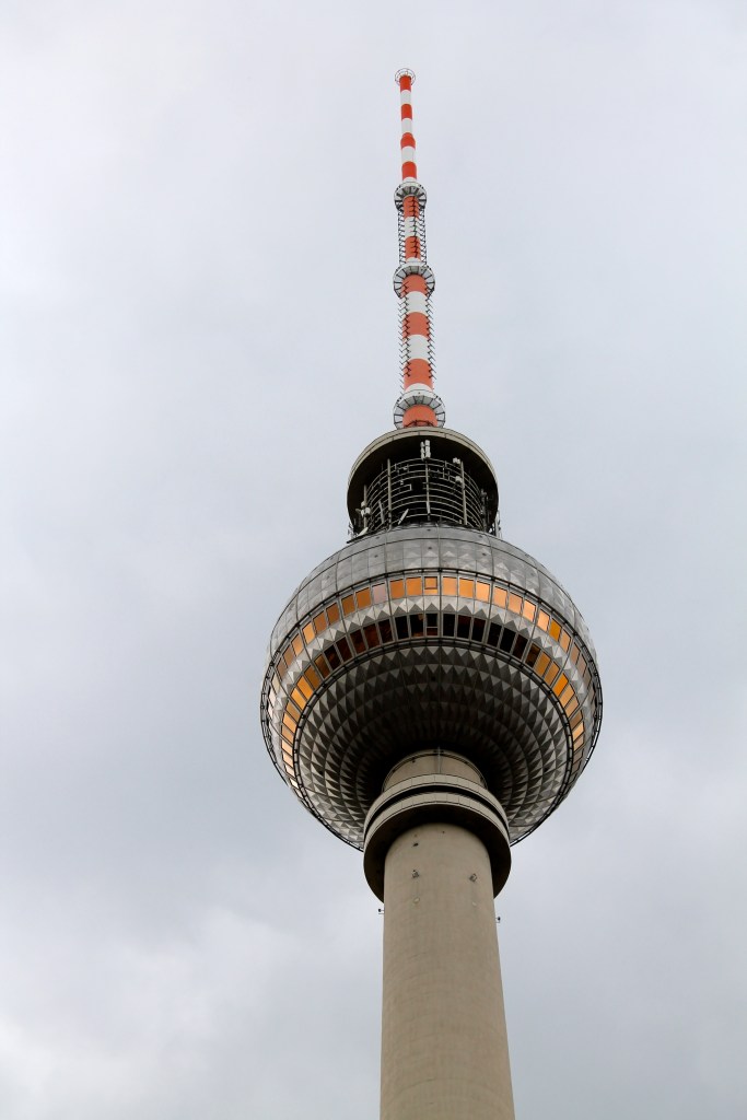 Close up of the top of the tower