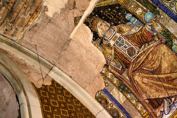 Despite the destruction, the mosaics were still beautiful!